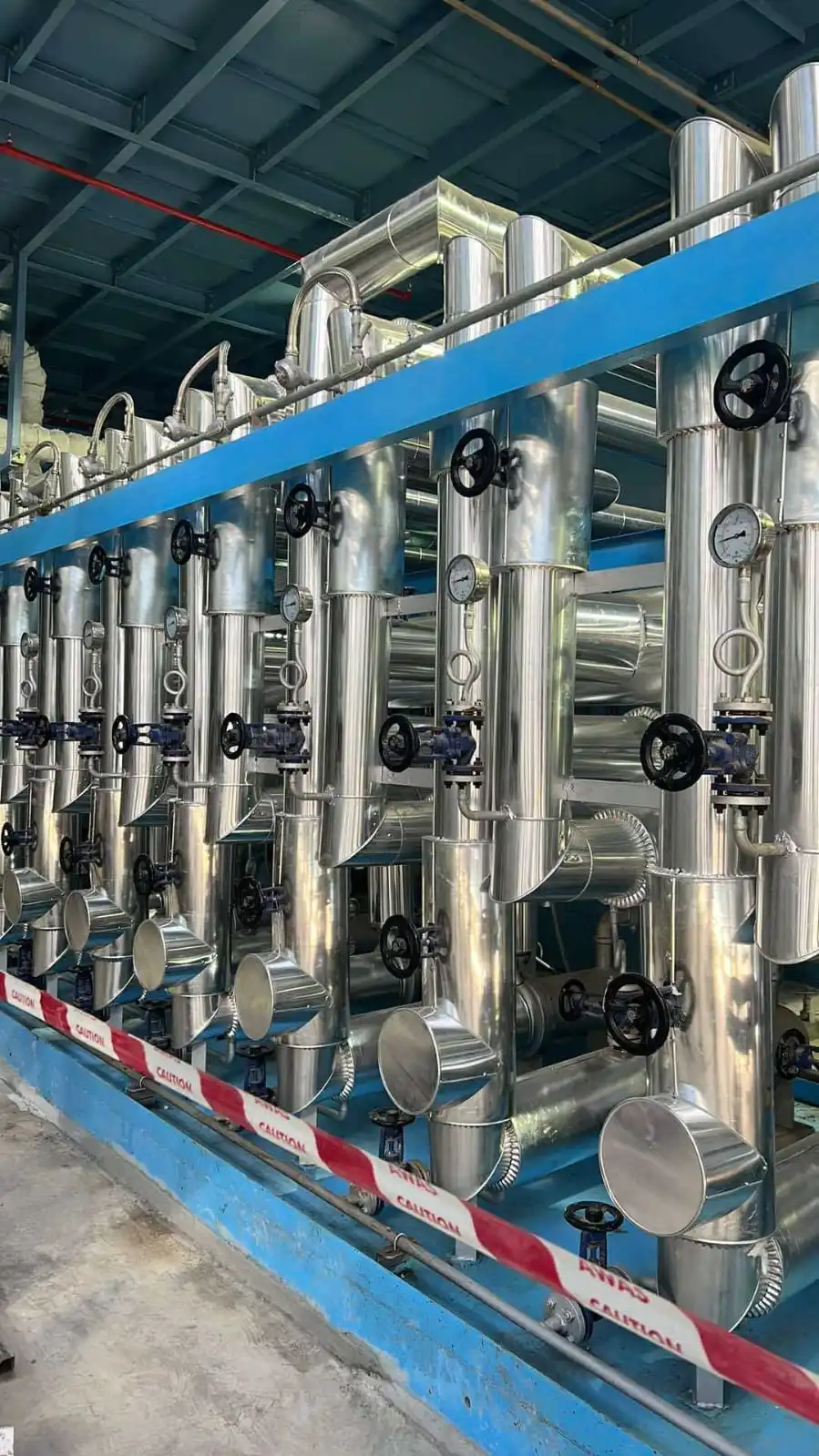 Plant room MEP installation project